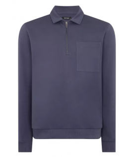 Remus Uomo Dark Blue Long Sleeve Casual Top Remus Uomo Dark Blue Long Sleeve Casual Top