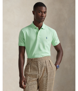 Custom Slim Fit Mesh Polo