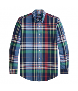 Ralph Lauren Custom Fit Plaid Oxford Shirt - MULTI