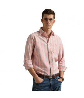 Ralph Lauren Custom Fit Striped Oxford Shirt