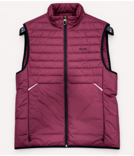 BOSS Water-repellent gilet with decorative reflective accents