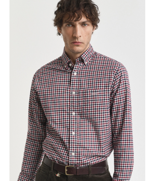 Regular Fit Gingham Twill Shirt
